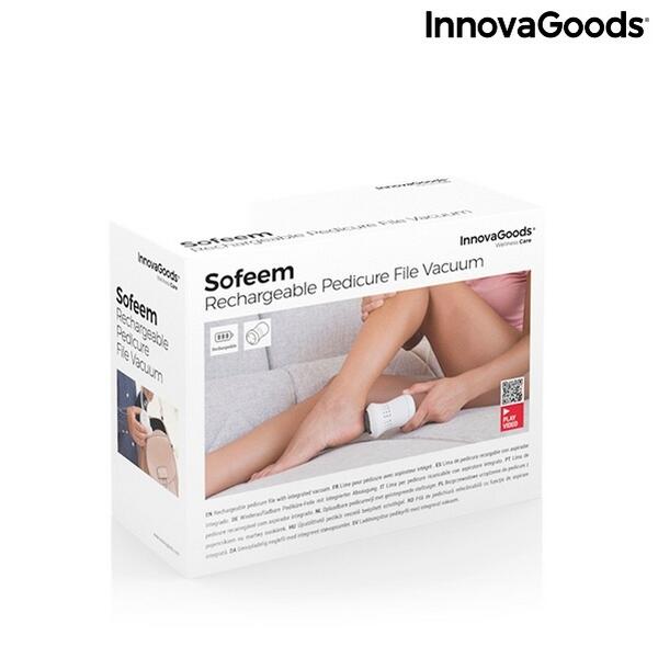 Lima de Pedicura Recargable con Aspirador Integrado Sofeem