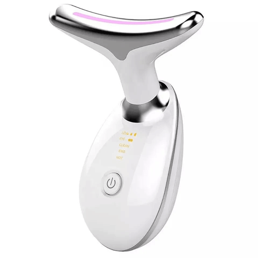 Ziaskin™ LumiWave 7 – Masajeador Facial Antiarrugas con Terapia LED