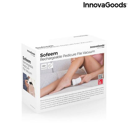 Lima de Pedicura Recargable con Aspirador Integrado Sofeem